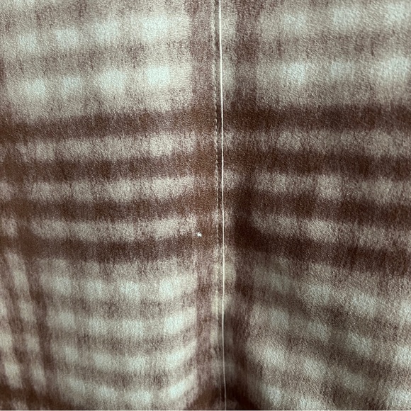 Workshop Republic Clothing Flannel Jacket-Pink Brown White-Women’s Size XL - Picture 7 of 8